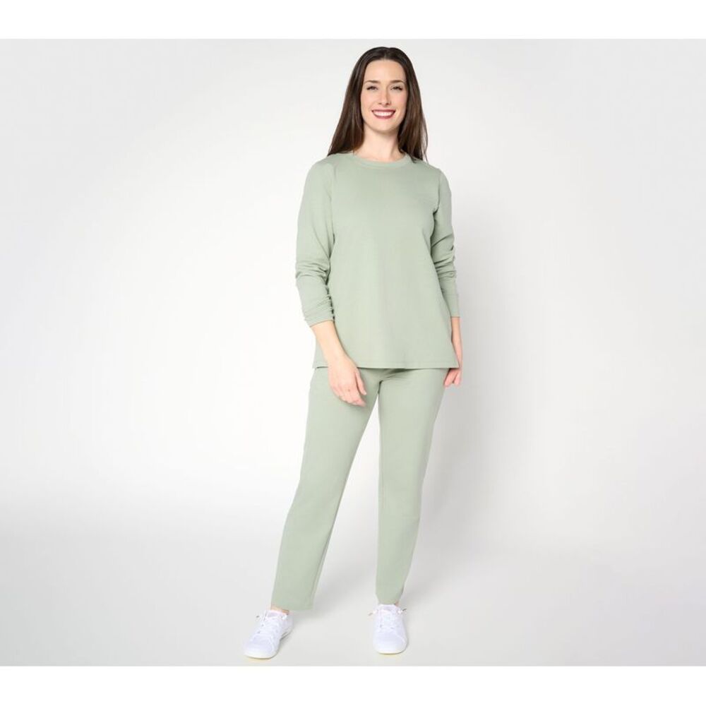 Denim & Co. Women's Plus Sz Set 1X Make Your Selection: EasyWear Green